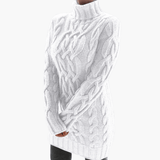 Turtleneck Knit Sweater for Women – Elegant, Soft Top