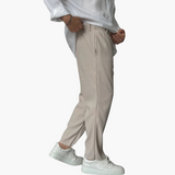 Men’s Corduroy Pants with High Waist and Wide Legs