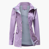 Women’s Trench Coat with Detachable Hood