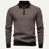 The Conwy Men's Quarter Zip Warm Winter Sweater
