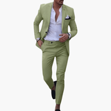 Men's Suit Set with Jacket and Slim Pants