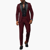 Elegant Wedding Suit - Men's Two-Piece with Modern Cut