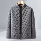 The Springdale Men’s Thick Padded Quilted Winter Jacket with Warm Fleece Lining