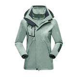 Women's Ski Jacket with Full Zipper and Removable Lining