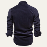 The Cascia Men’s Casual Button Up Corduroy Shirt