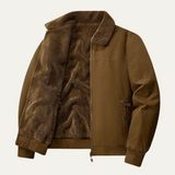 The Cardiff Men's Fleece Lined Reversible Bomber Jacket