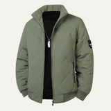 The Cresthill Men’s  Quilted Fleece Lined Warm Winter Jacket