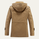 The Oakfield Men’s Warm Fleece Lined Hooded Winter Parka Jacket