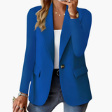 Women’s Blazer with Notched Lapel and Button Front