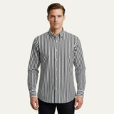 The London Striped Cotton Shirt for Men