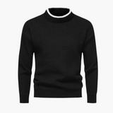 Classic Men's Knit Sweater – Comfortable & Stylish in Winter