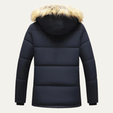 The Napoli Men’s Windproof Fleece Lined Hooded Winter Jacket