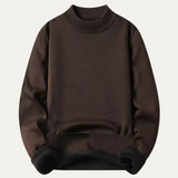 The Portsmouth Men's Casual Fleece Lined Crew Neck Sweater