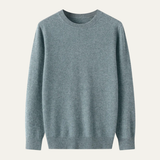 The Porto Santo Men’s Elegant Merino Wool O Neck Winter Sweater