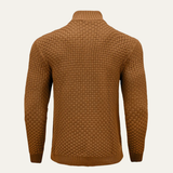 The Ibiza Trendy Luxury Winter Warm Half Zip Knitted Sweater
