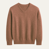 The Bilbao Men’s Soft Knit Merino Wool V Neck Sweater