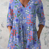 Amelie | Long Blouse with Expressive Pattern