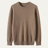 The Cascais Men’s Trendy Merino Wool O Neck Winter Sweater