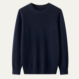 The Porto Santo Men’s Elegant Merino Wool O Neck Winter Sweater