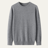 The Cascais Men’s Trendy Merino Wool O Neck Winter Sweater