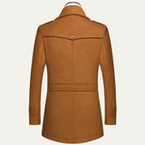 The Ellendale Stylish  Wool Blend Long Winter Business Overcoat