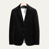 The Livorno Men’s Vintage Casual Slim Fit Corduroy Blazer Jacket