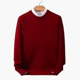 Warm Men's Knit Sweater – Stylish & Comfortable in Winter