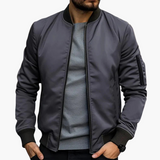 Men's Bomber Jacket with Side Pockets