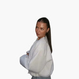 Round Neck Transitional Jacket for Women