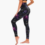 Women's Leggings with Leopard Print and High Waist