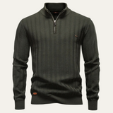 The Cotswold Men’s Quarter Zip Knit Winter Sweater