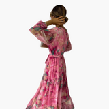 Long-Sleeve Summer Dress - Women's Fashion for Sunny Days