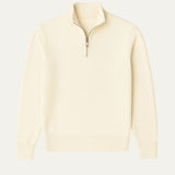 The Guildford Men's Old Money Half-Zip Navy Blue Sweater