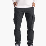 Men's Summer Cargo Pants with Pockets and Adjustable Waist