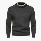 Classic Men's Knit Sweater – Comfortable & Stylish in Winter