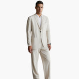 Men's Suit Set with Blazer and Pants for Spring Summer