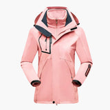 Women's Ski Jacket with Full Zipper and Removable Lining