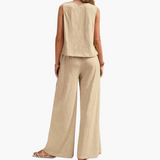Comfortable Two-Piece Set for Women - Summer Casual Style