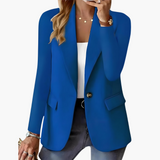 Women's Blazer with Lapels and Front Pockets