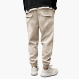 Men’s Cargo Trousers with Relaxed Legs and Pockets