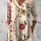Aria | Long Blouse with Expressive Pattern