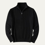 The Courchevel Quarter Zip Cashmere Sweater for Men