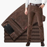 Men's Corduroy Winter Trousers with Classic Fit