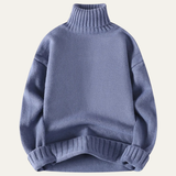 The Aosta Men’s Soft Knit Warm Turtleneck Sweater