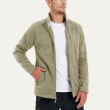 The Alghero Men’s Full Zip Warm Knitted Fleece Zip Jacket