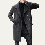 The Ashridge Men’s Wool Blend Double Breasted Trench Coat