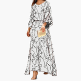 Women's Maxi Dress with Print – Boho & Summer Dress Style