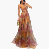 Elegant Maxi Dress for Women with Floral Pattern Glamorous