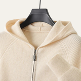 The Riva Garda Men’s Soft Luxury Merino Wool Zipped Sweater