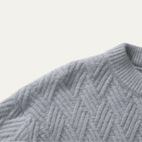 The La Maddalena Men’s Warm Winter Crew Neck Knitted Sweater